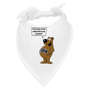 Bäriger Humor - Bandana - Weiß - Vorne