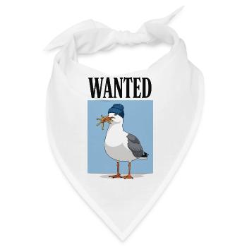 Gesuchte Pommes-möwe - Bandana - Weiß - Vorne