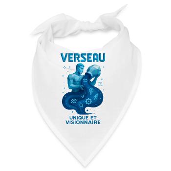 Wassermann Sternzeichen - Astrologie - Bandana - Weiß - Vorne
