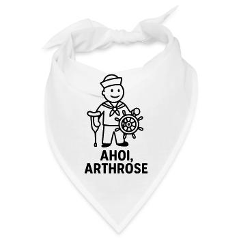 ahoi arthrose - Bandana - Weiß - Vorne
