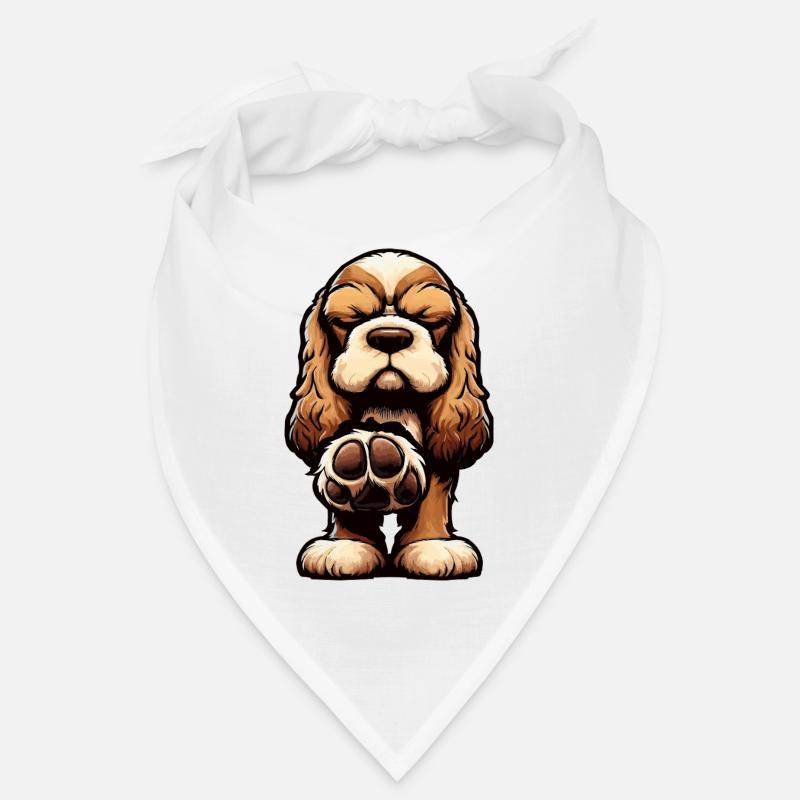 Cocker Spaniel Cocker Chien Cocker Propriétaire de cocker Spaniel Bandana