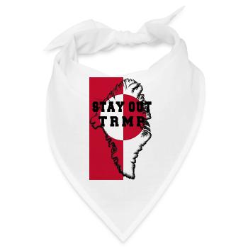 Grönland Stay Out TRMP - Bandana - Weiß - Vorne