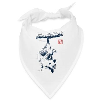 Possum mit Kanji Stempel - Bandana - Weiß - Vorne