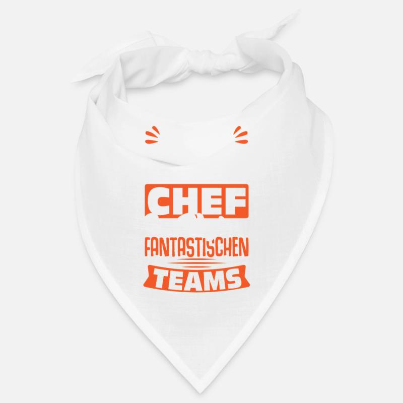 Stolzer Chef Chef Mann Abteilungsleiter Teamchef Bandana