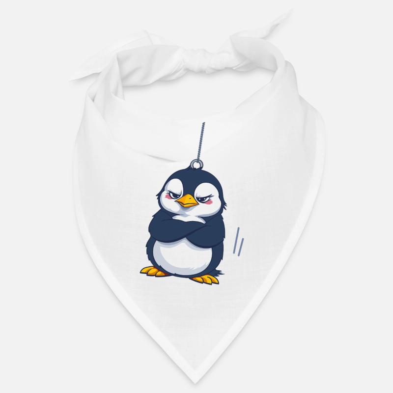 Grumpy Penguin Hanging Bandana