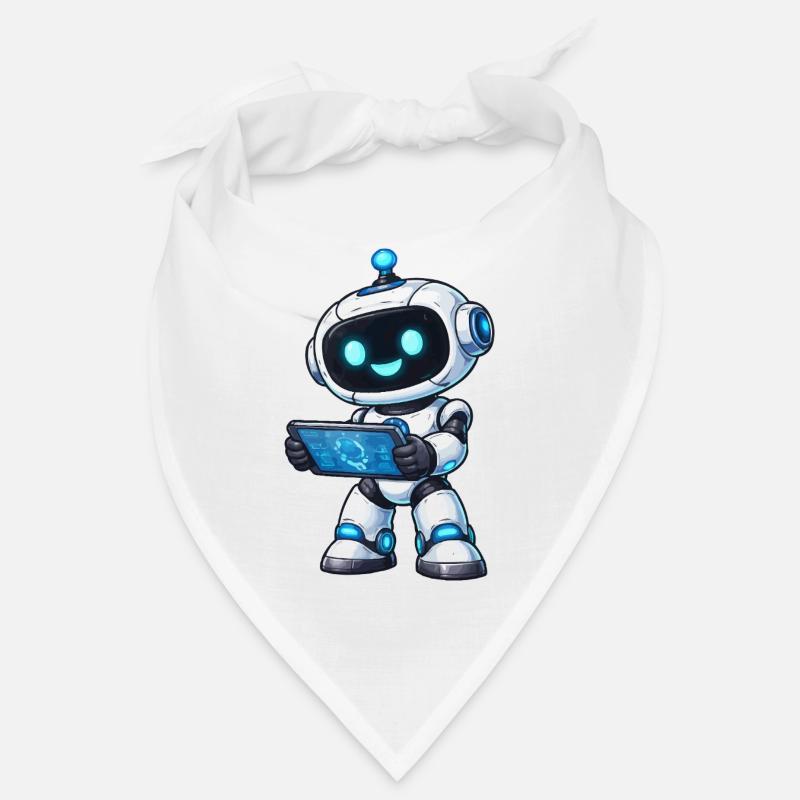 Petit robot avec tablette Bandana