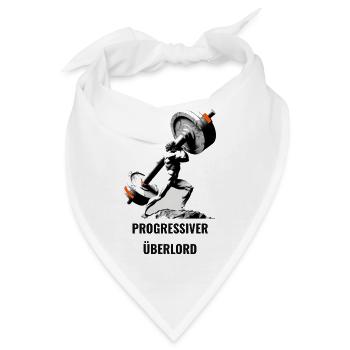 Progressiver Überlord | Progressive Overload Shirt - Bandana - Weiß - Vorne
