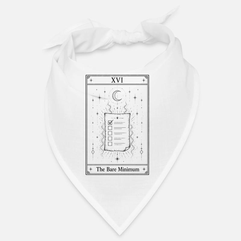Le strict minimum | Carte de tarot Bandana
