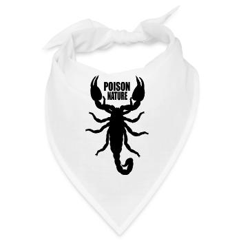 Skorpion - Bandana - Weiß - Vorne