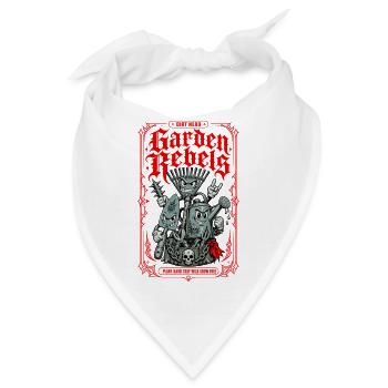 Urban Gardening Garden Punk Dirt Nerd - Bandana - Weiß - Vorne