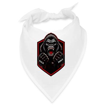 Gorilla MMA Emblem - Bandana - Weiß - Vorne