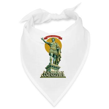 Augustus Augsburgs Namensgeber - Bandana - Weiß - Vorne
