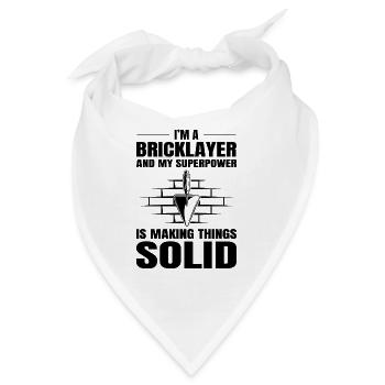 Maurer Maurer Maurer Maurer Wandbauer - Bandana - Weiß - Vorne