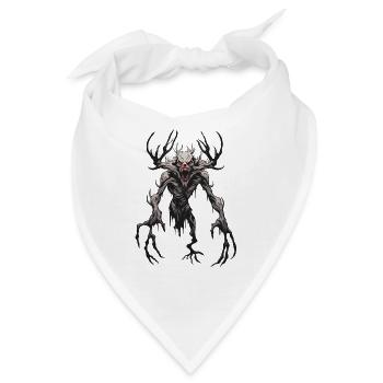 Wendigo / böser Geist / Besitzergreifend / Horror - Bandana - Weiß - Vorne