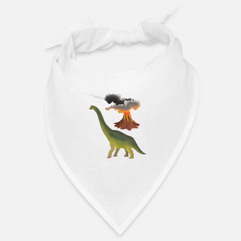Dino und Vulkan Bandana