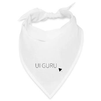 UI Guru - Bandana - Weiß - Vorne