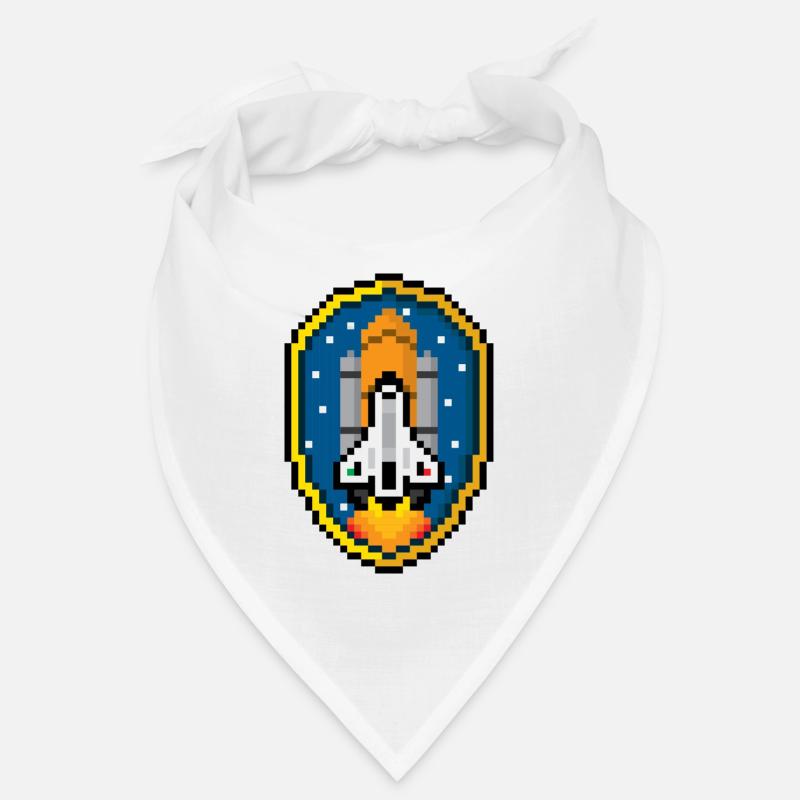 Space Shuttle Badge (Pixel art/Space-Badge) Bandana