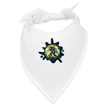 Nuklearer Zombie - Bandana - Weiß - Vorne