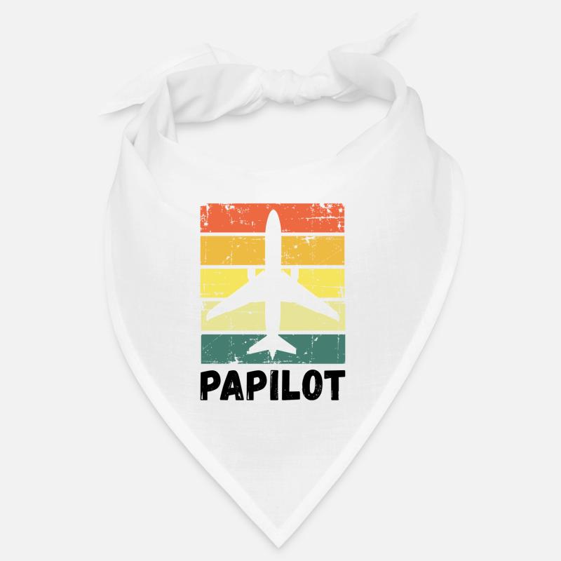 Piloten Papa Vater Papilot Bandana