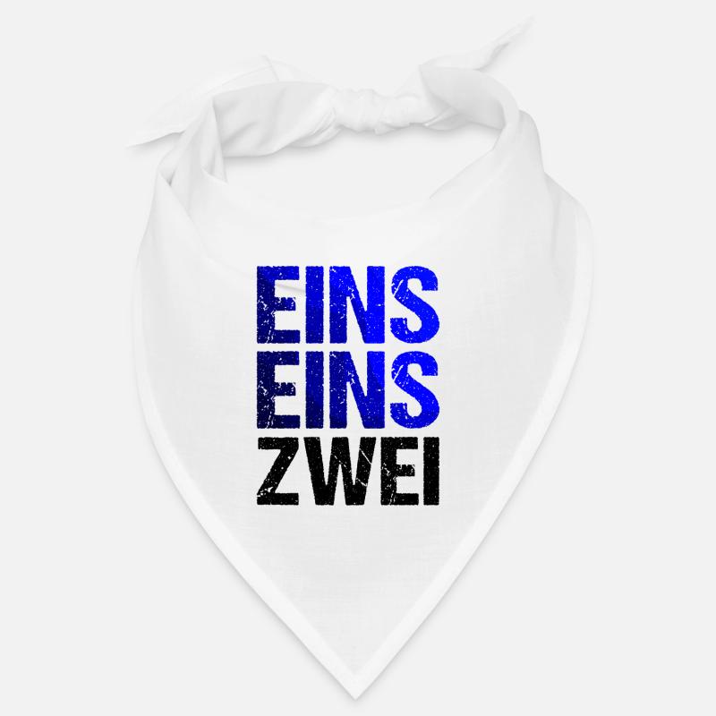 EINS EINS ZWEI Blaulicht Notruf Bandana
