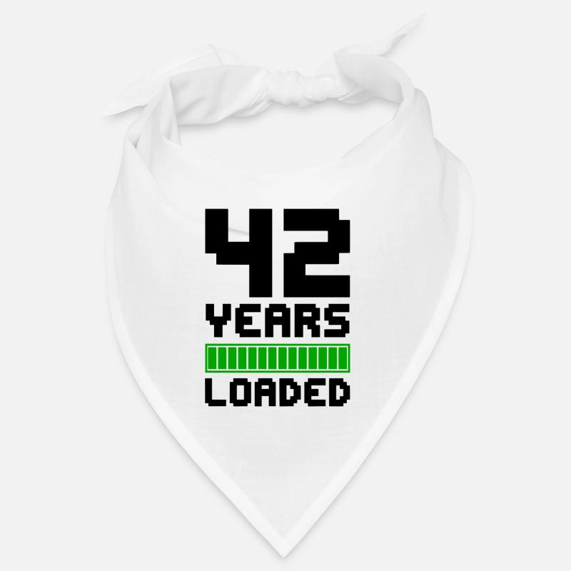 42 ans chargés 42e anniversaire Bandana