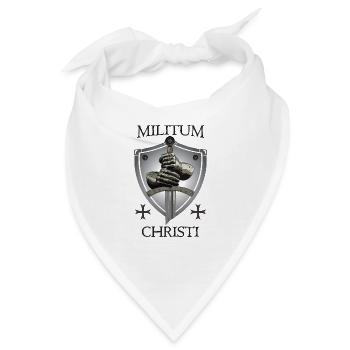 Templer + Militum Christi - Bandana - Weiß - Vorne