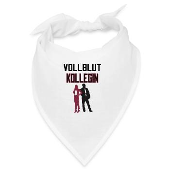 Vollblut Kollegin - Bandana - Weiß - Vorne