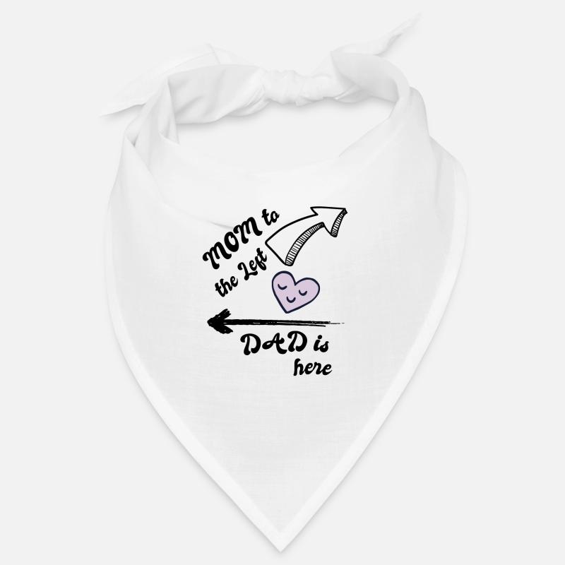 Mom left and dad right Bandana