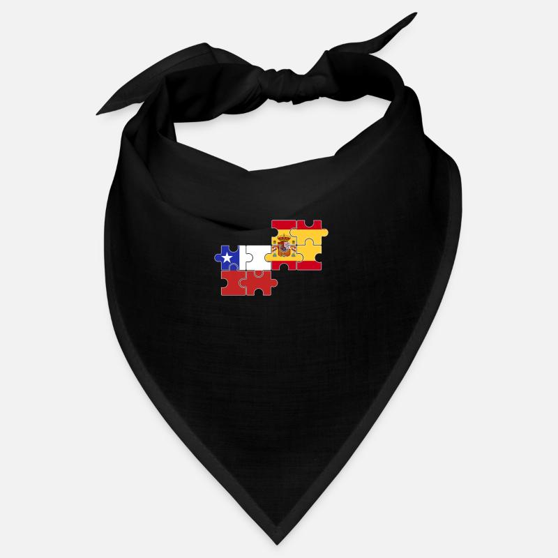 Chili Espagne Drapeau Espagnol Chilien Bandana