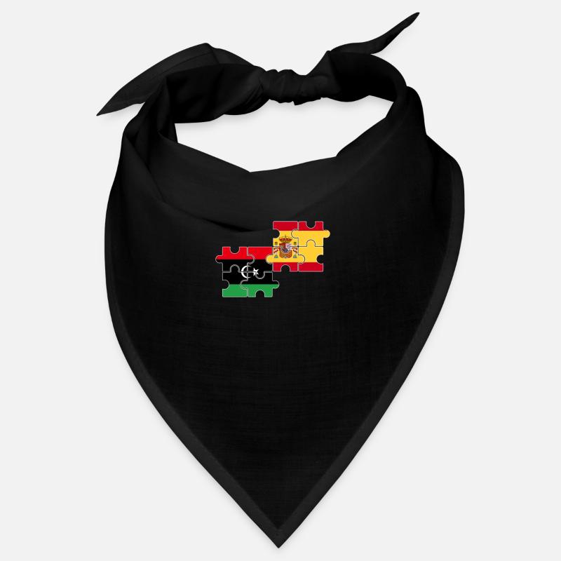 Libyen Spanien Flagge Spanisch Libyer Bandana