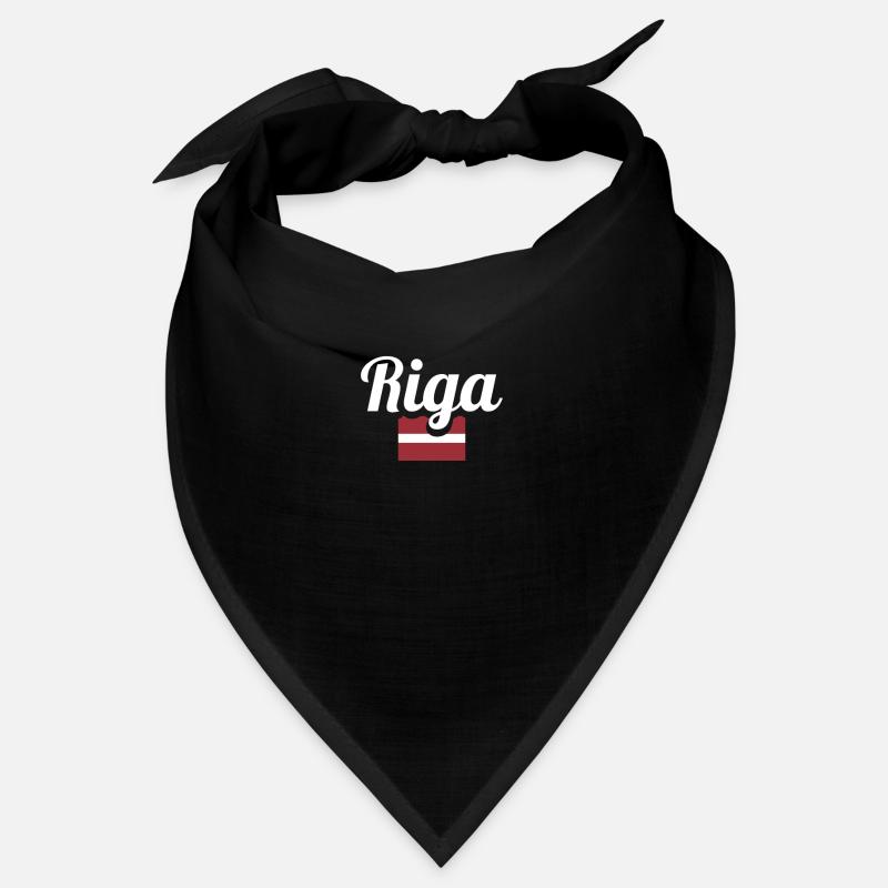 Riga Lettonie Drapeau letton Letton Bandana