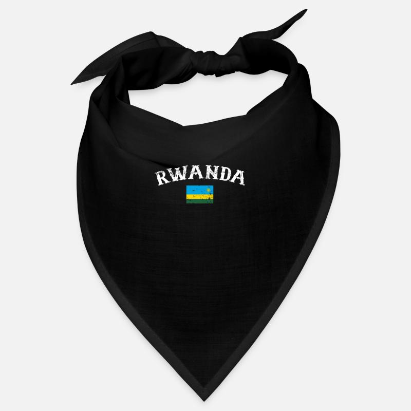 Rwanda Vintage drapeau rwandais rwandais Bandana