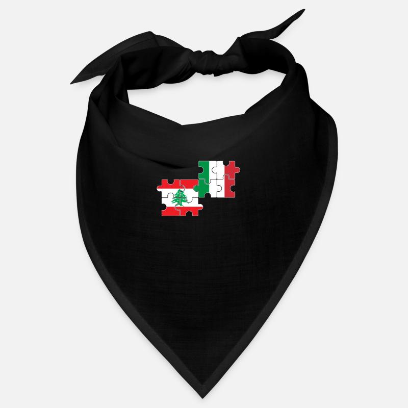 Drapeau du Liban, de l’Italie, du Liban Bandana