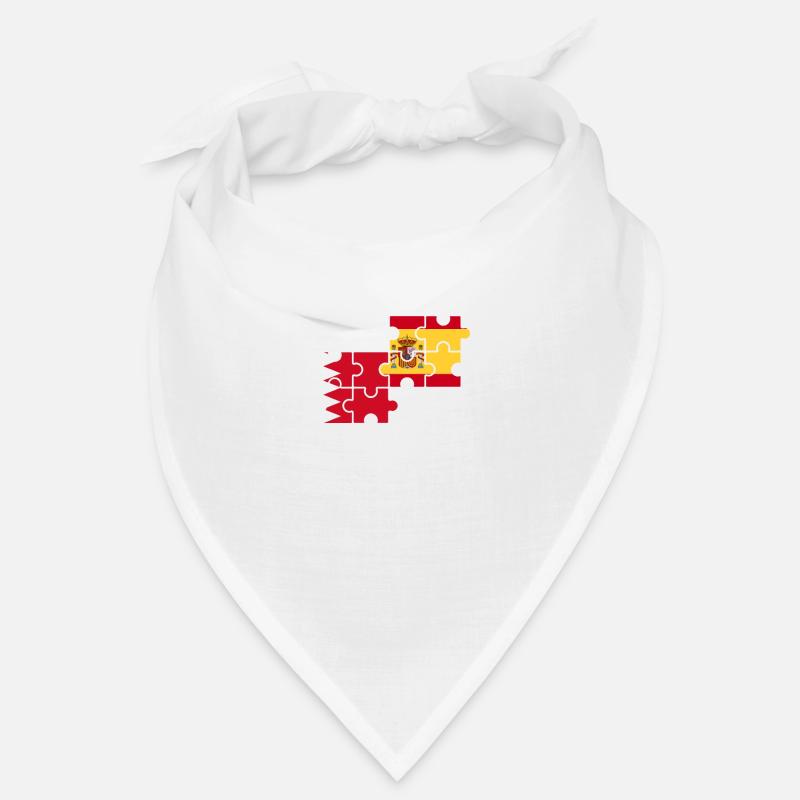 Bahrain Spanien Flagge Bahraini Bandana