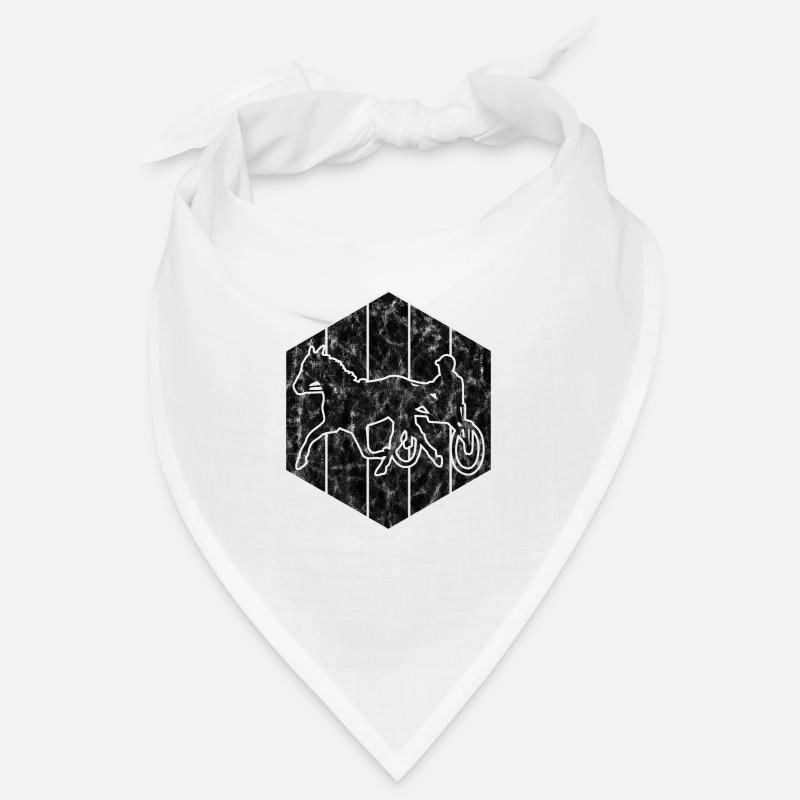 Traber Trabrennen in retro oder vintage Style Bandana