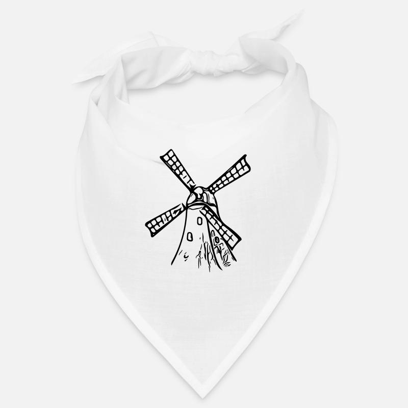 Classic Vintage Windmill Bandana