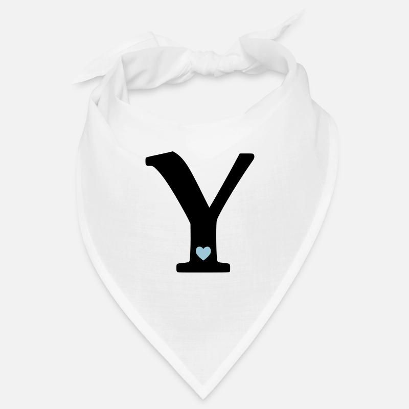Lettre Y Lettre initiale Bandana