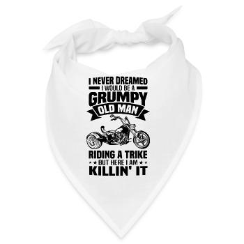 Trike - Bandana - Weiß - Vorne