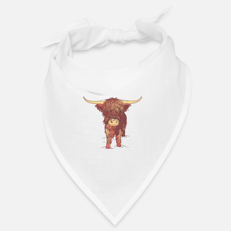 Vache écossaise Vache Bébé Veau Bandana