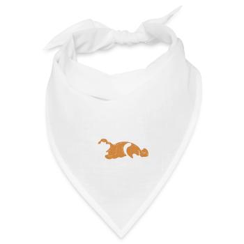 Akita Elternteil Hundeltern Geschenk - Bandana - Weiß - Vorne