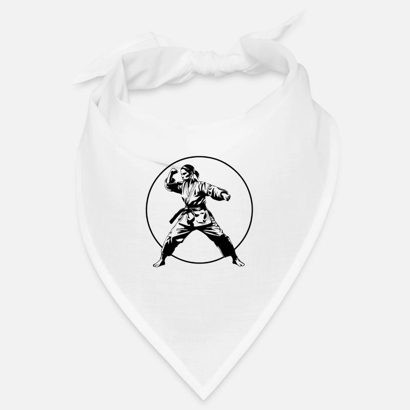 Karate Silhouette Bandana