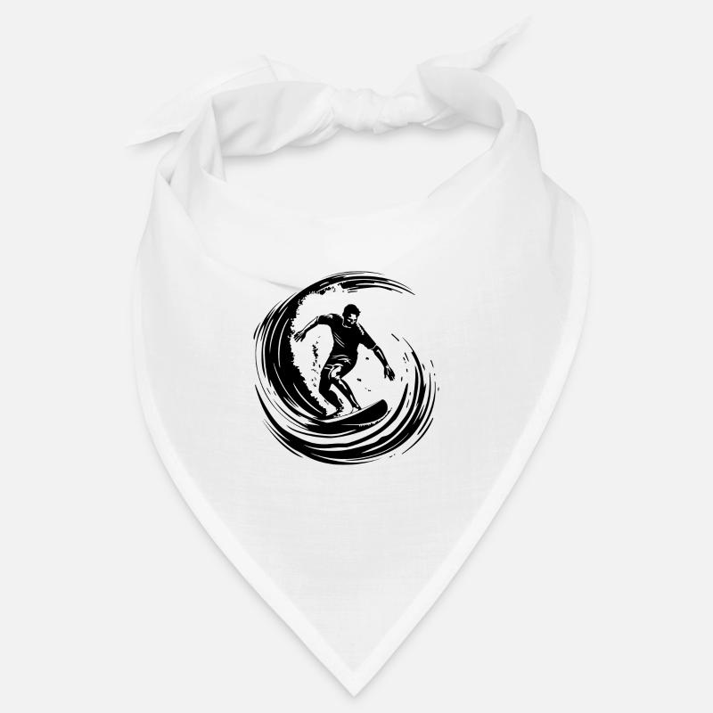 Surfer Silhouette Bandana