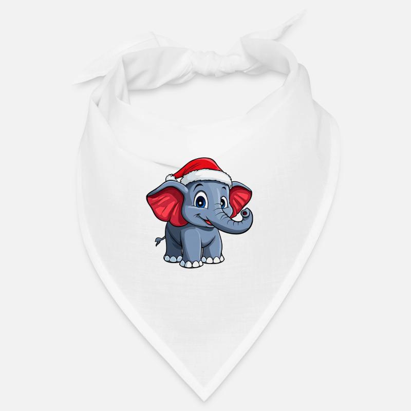 Weihnachtsmann Elefant Bandana