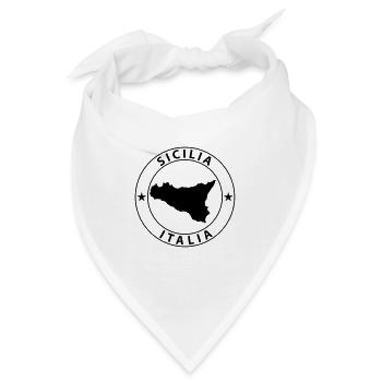 Sicilia - Bandana - Weiß - Vorne