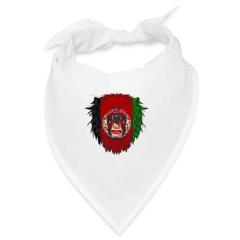 Afghanistan - Bandana - Weiß - Vorne
