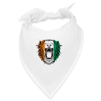 Elfenbeinküste - Bandana - Weiß - Vorne