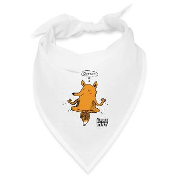 Om Oooommm Fuchs neue Wahrnehmung - Bandana - Weiß - Vorne