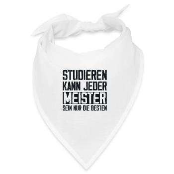 Meister Prüfung Bestanderen Prüfung - Bandana - Weiß - Vorne