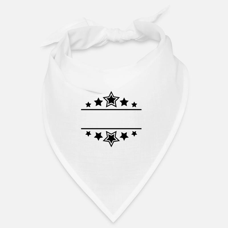 Stars customizable free text your text team Bandana