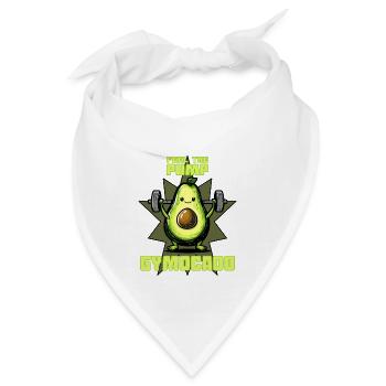 Gymocado - die aktive Avocado - Bandana - Weiß - Vorne